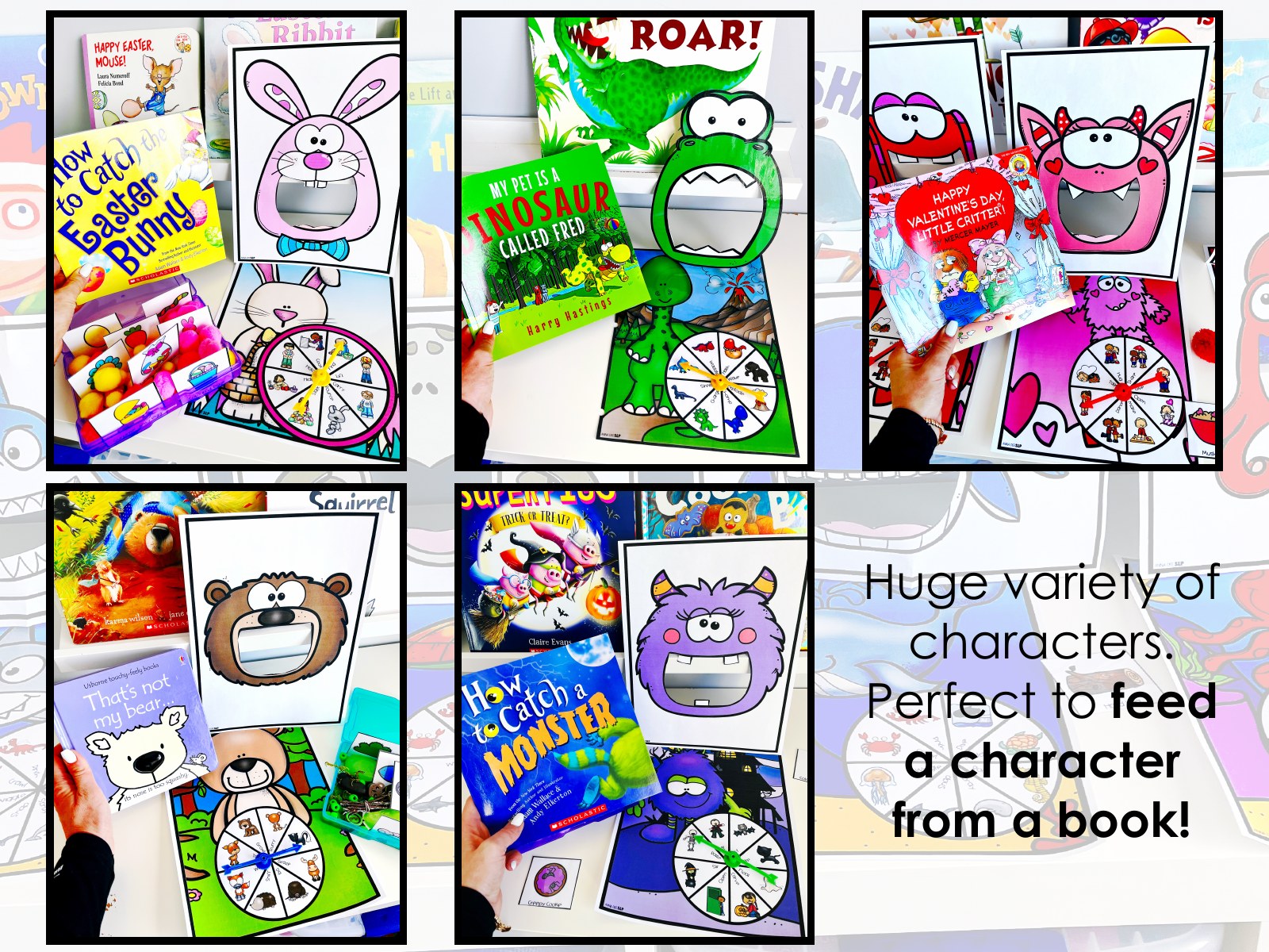 Interactive Feeding Games Bundle for speech therapy preview page 3