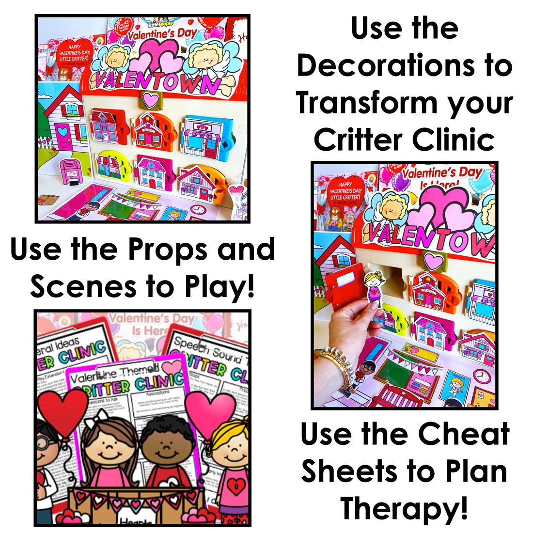 Valentine's Day Critter Clinic speech therapy toy companion – image 2