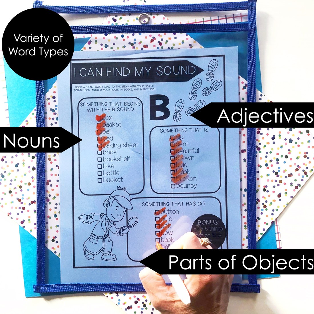 Articulation Scavenger Hunt for speech therapy – image 3