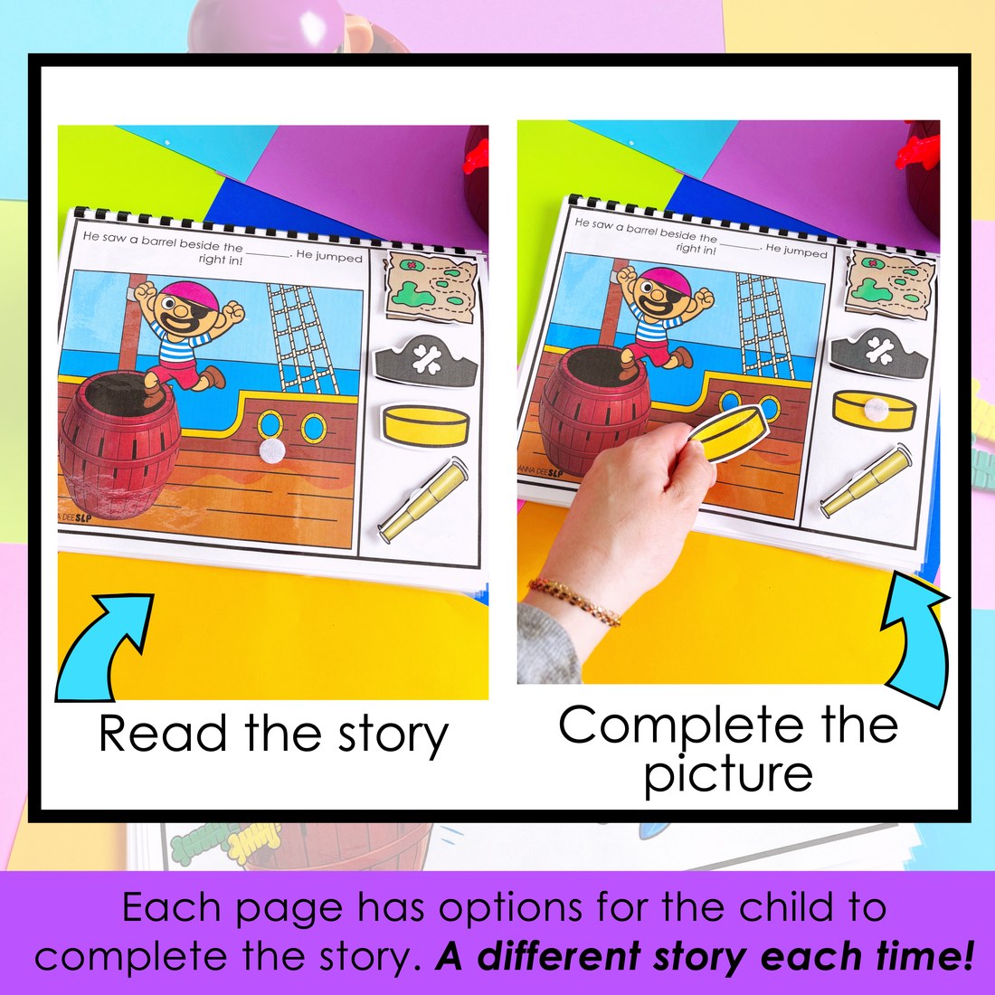 Pop Up Pirate Interactive Story for speech therapy – image 3