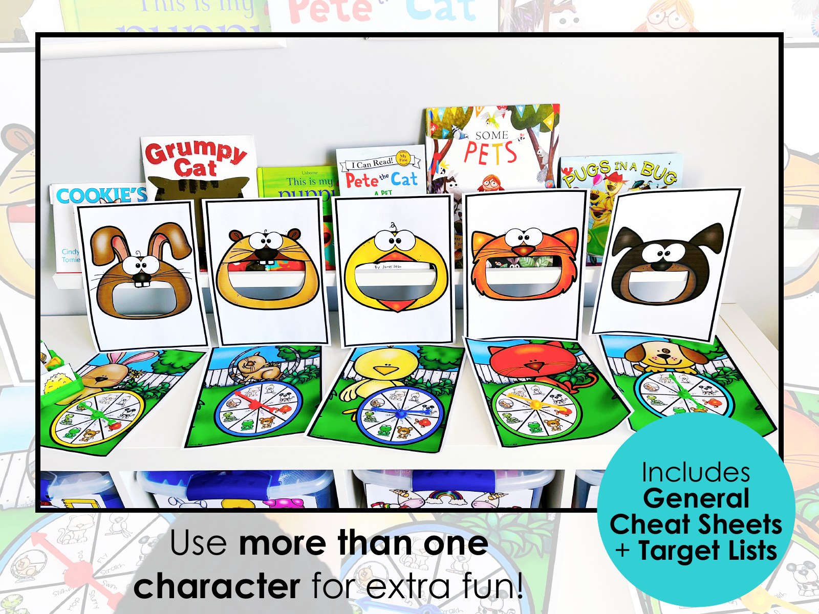 Pet Interactive Feeding Game for speech therapy preview page 4