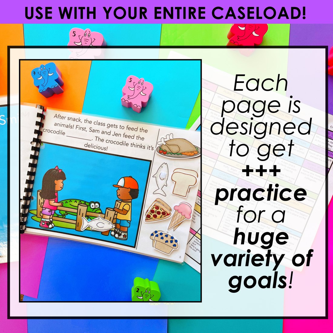 Zoo Interactive Book for speech therapy – image 3