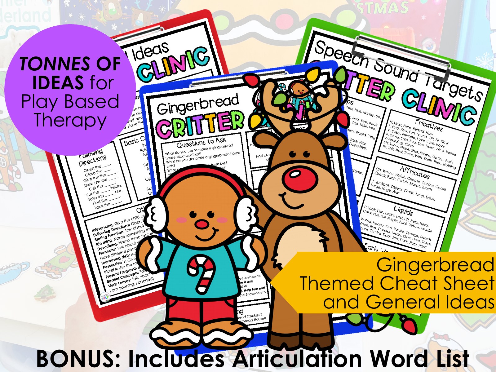 Gingerbread Critter Clinic preview page 4