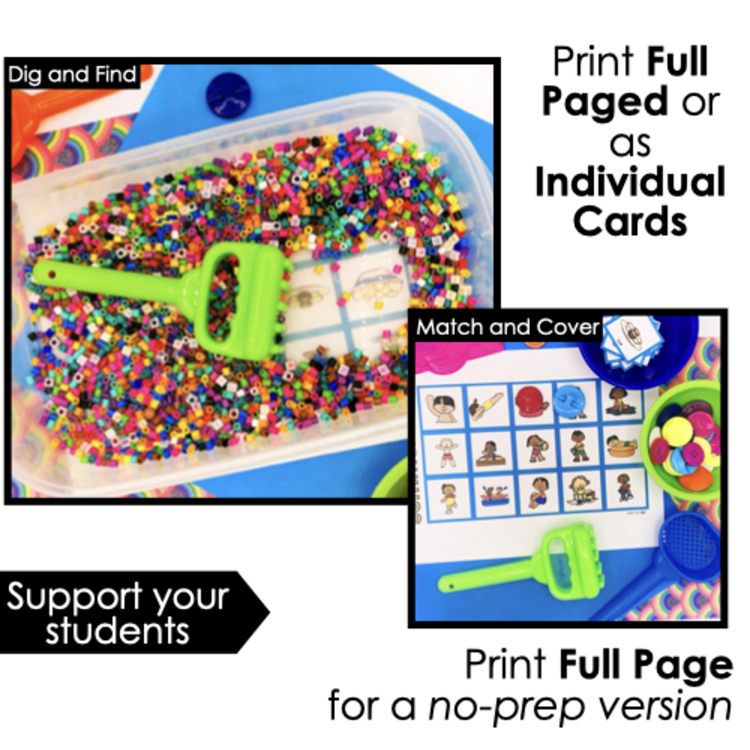 Summer Visual Supports for speech therapy – image 2