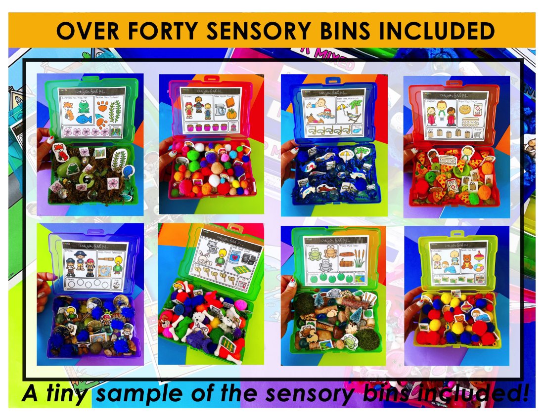 Early Sounds Articulation Sensory Bins for speech therapy preview page 6