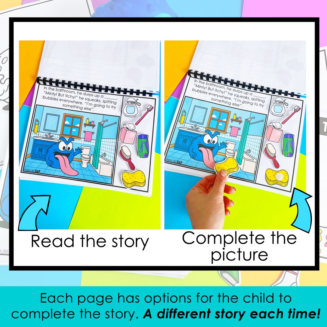 Gobble Monster Interactive Story for speech therapy – image 3