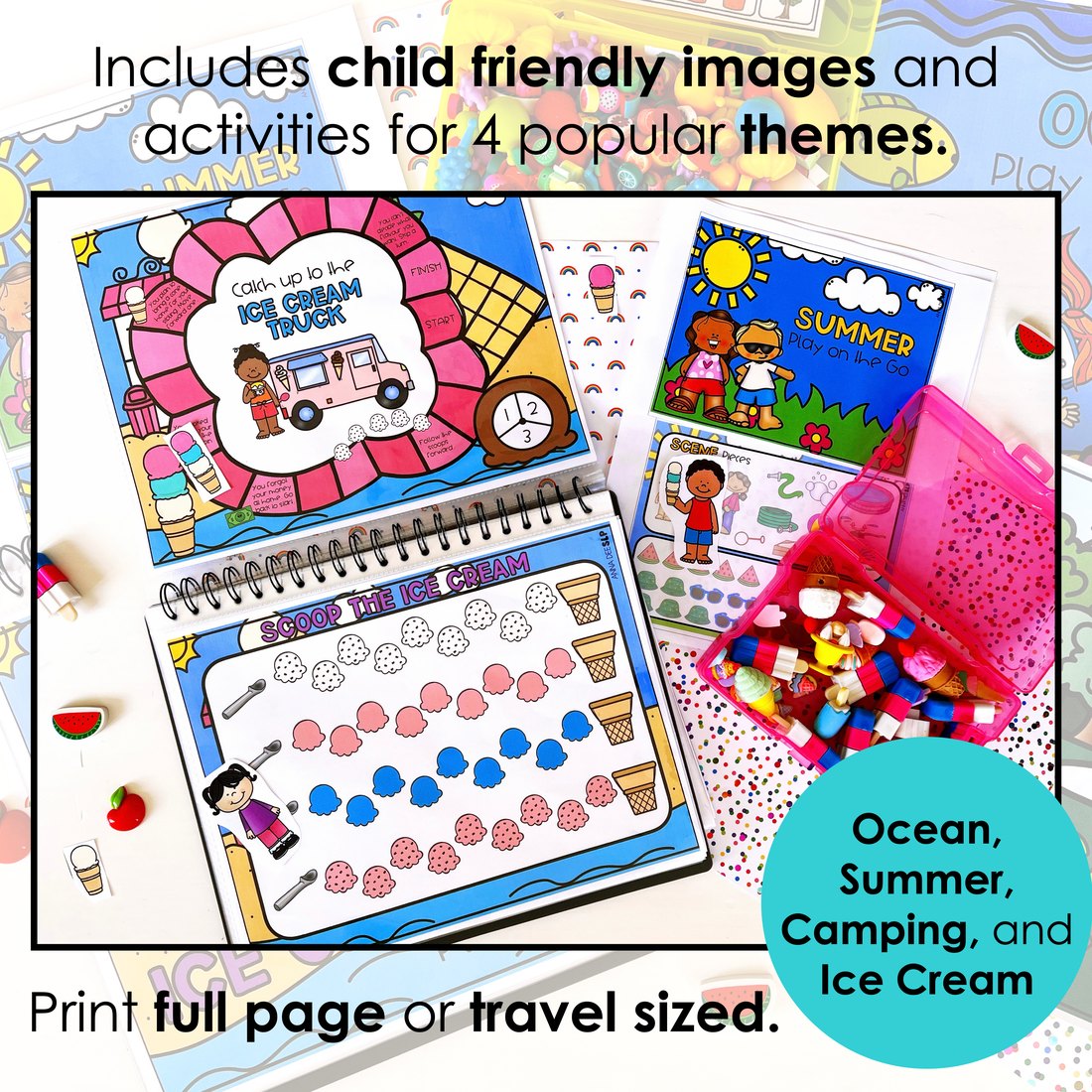 Summer Interactive Scenes and Games for speech therapy – image 2