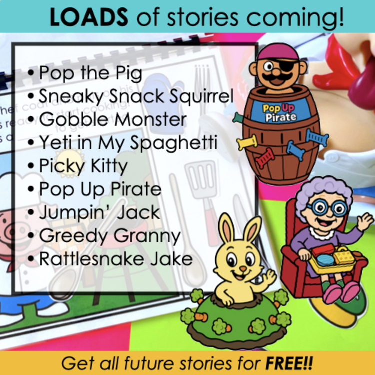 Interactive Story Companions Bundle for speech therapy – image 4