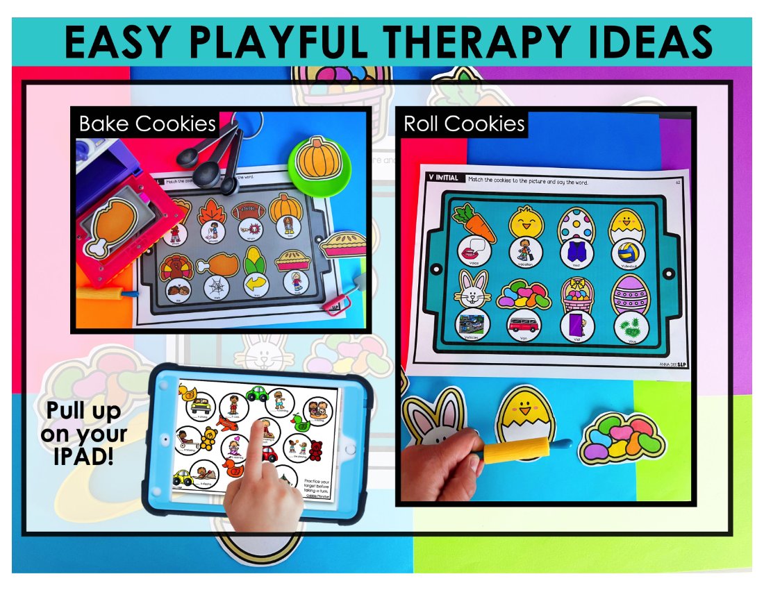 Say and play bundle for speech therapy preview page 3