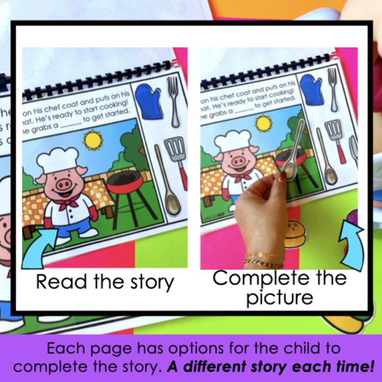 Interactive Story Companions Bundle for speech therapy – image 3
