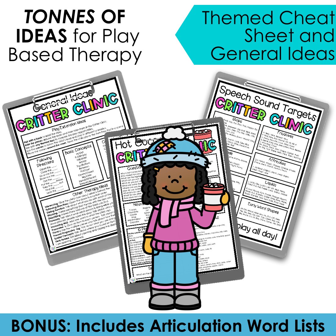 Hot Cocoa Café Critter Clinic speech therapy toy companion – image 4