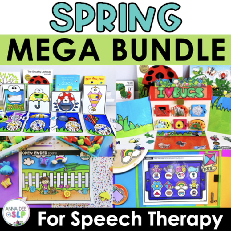Spring Activities Bundle for speech therapy