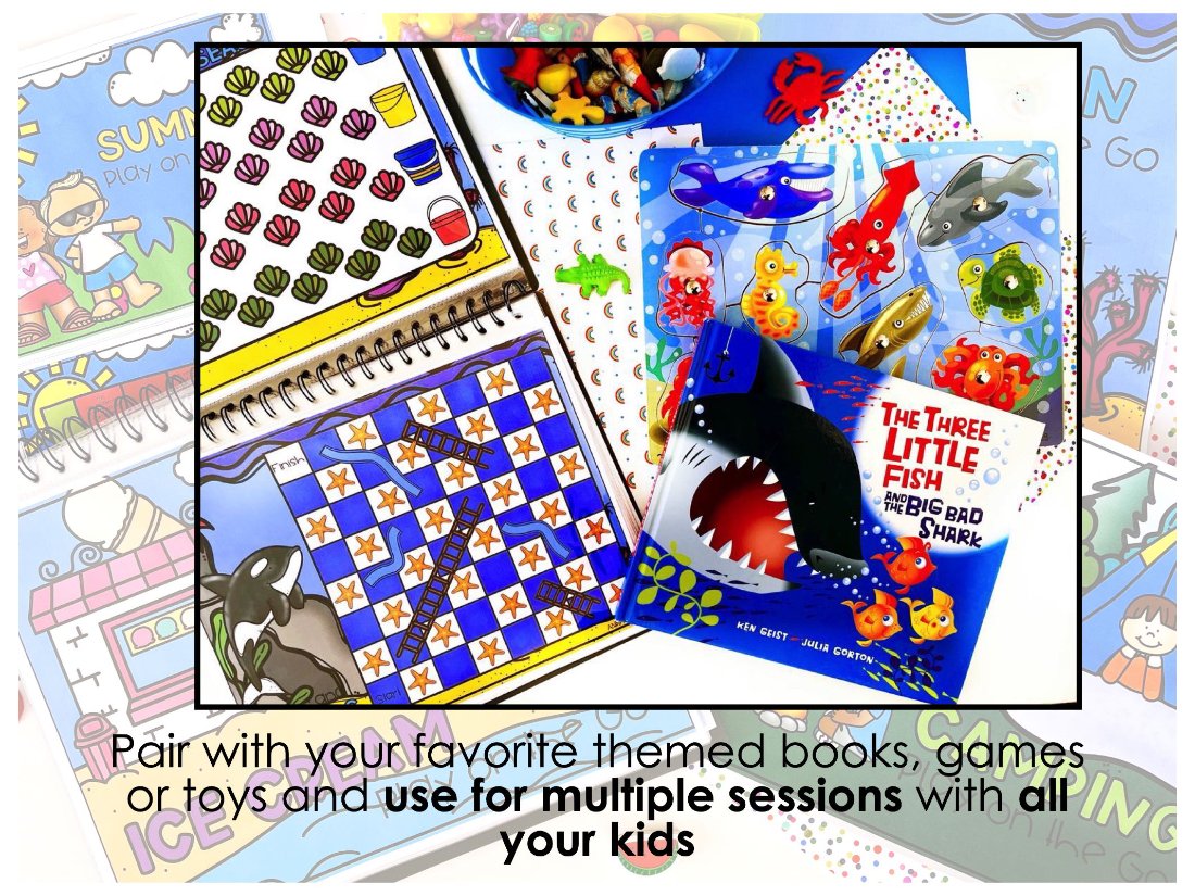 Summer Interactive Scenes and Games for speech therapy preview page 4