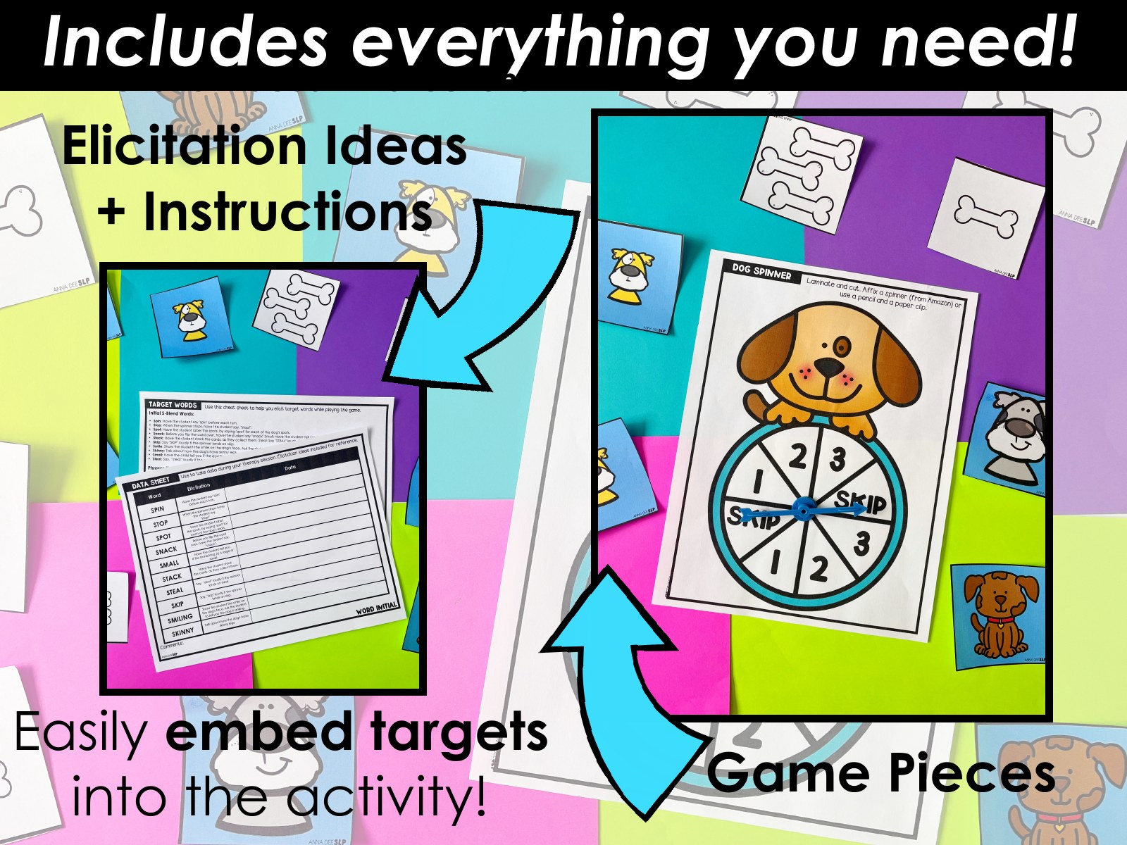 S-Blends Game for speech therapy preview page 3