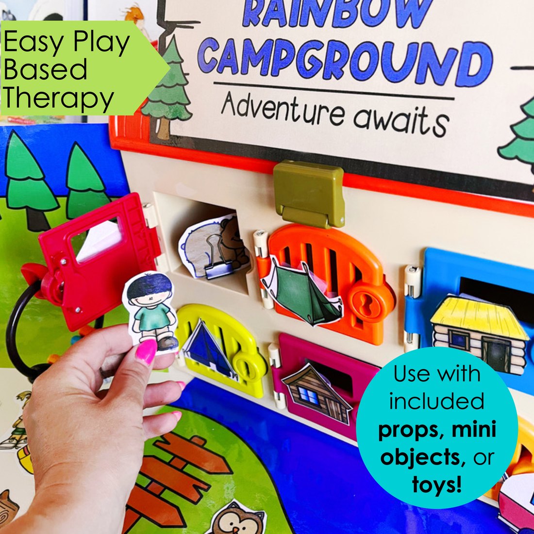 Summer Critter Clinic bundle speech therapy toy companions – image 2