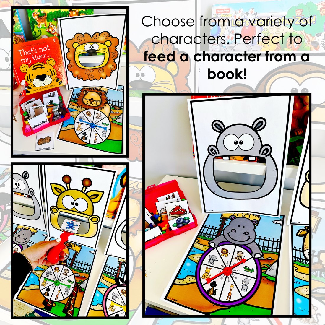 Zoo Interactive Feeding Game for speech therapy – image 3