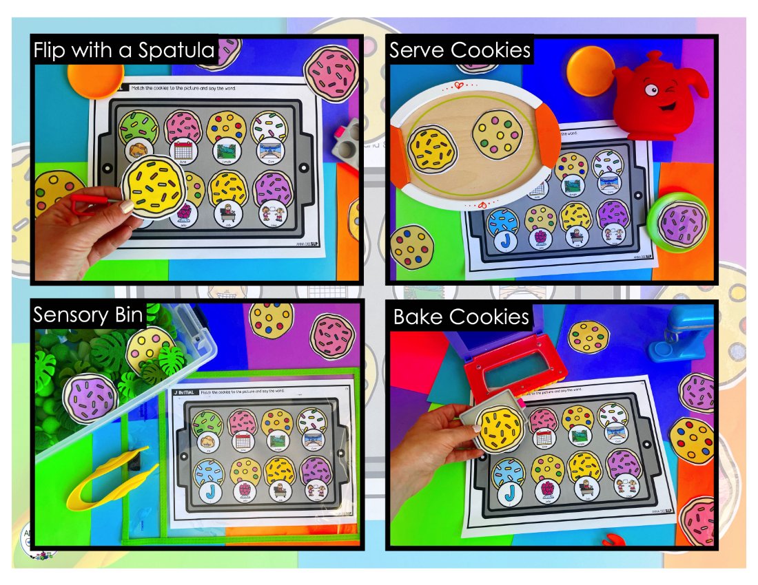 Year Round say and play activity for speech therapy preview page 3