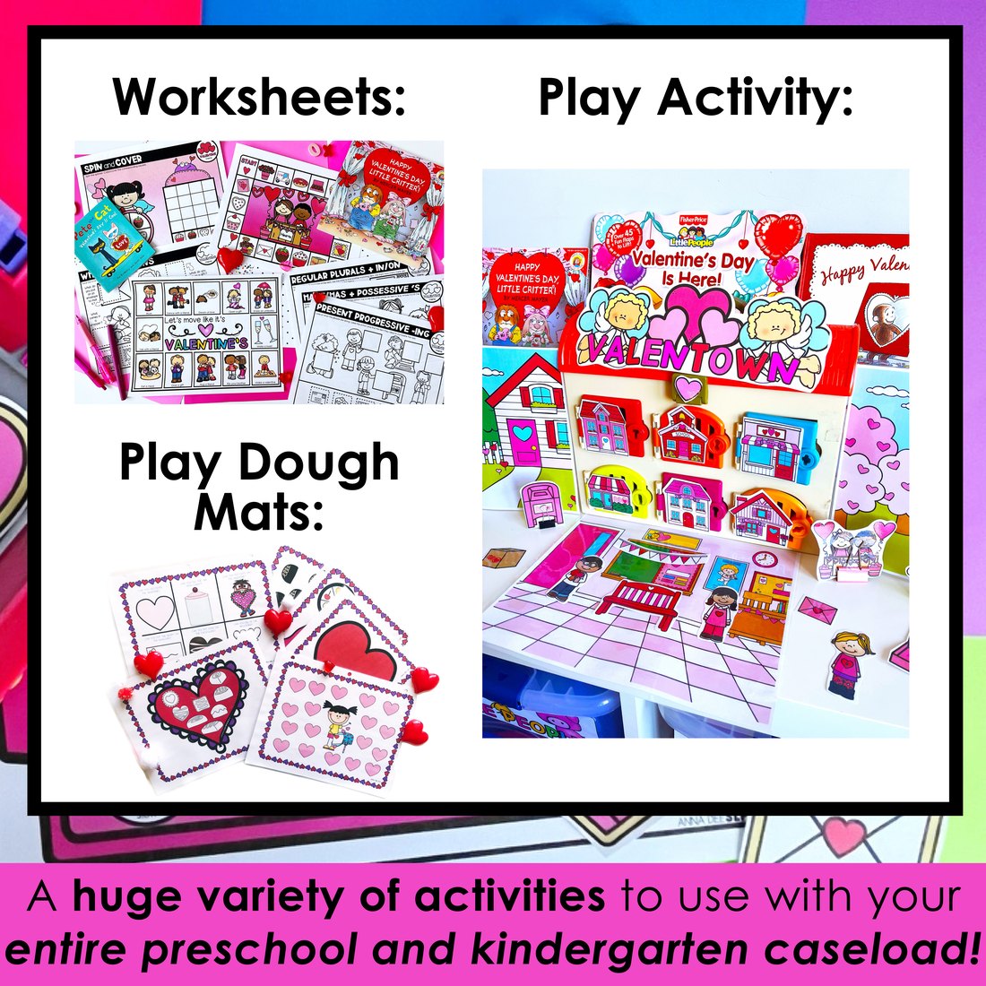 Valentine's Day Activity Bundle for speech therapy – image 3
