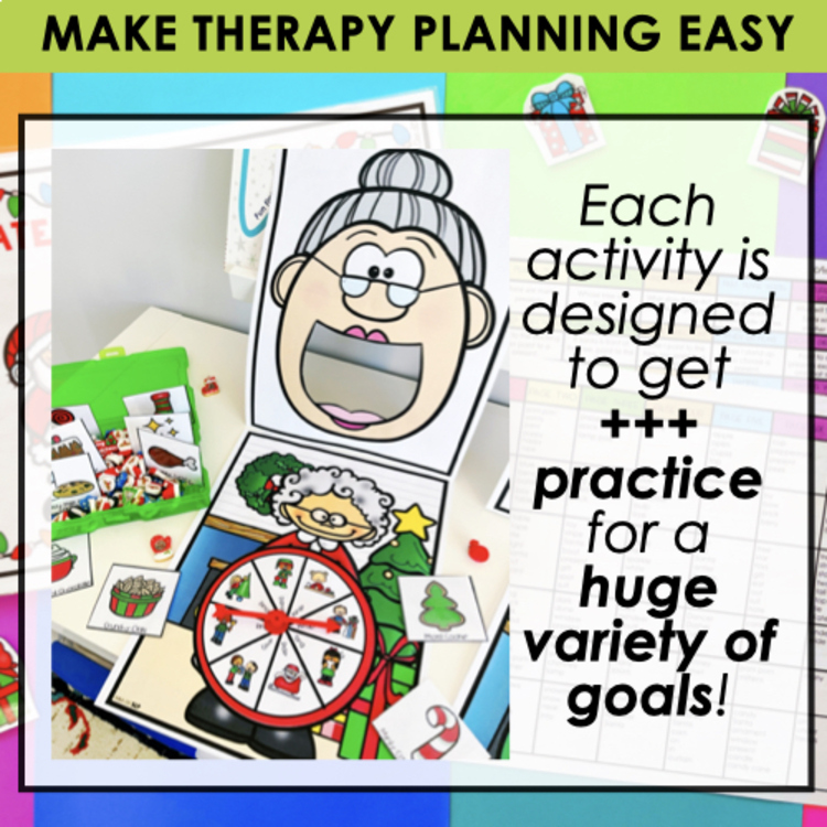 Christmas Activities Bundle for speech therapy – image 2
