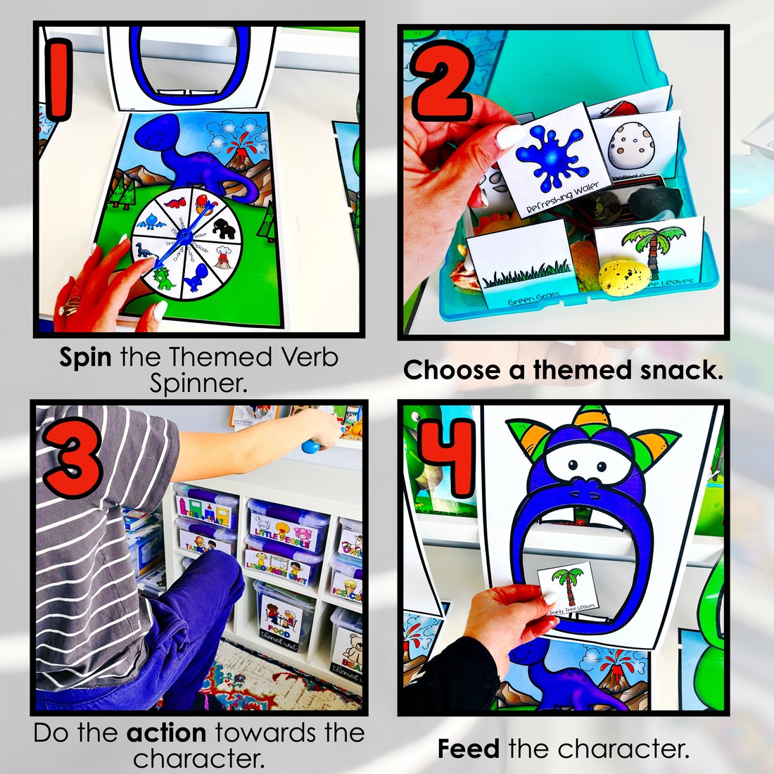 Dinosaur Interactive Feeding Game for speech therapy – image 2