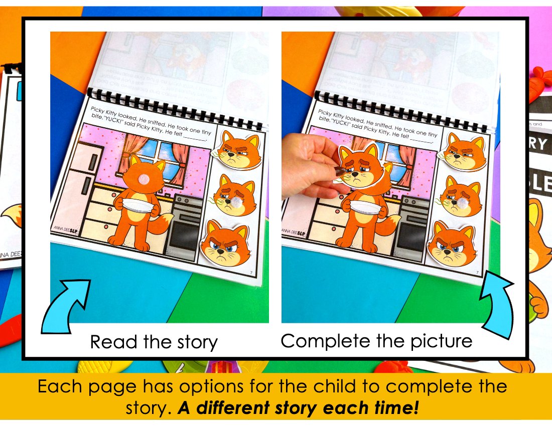 Picky Kitty Interactive Story for speech therapy preview page 2