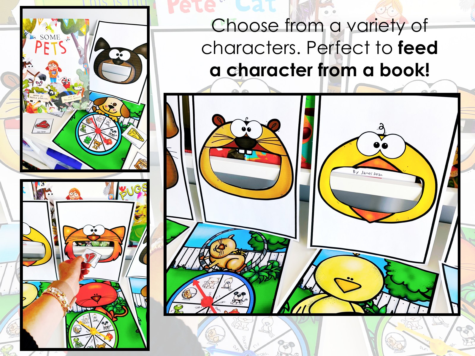 Pet Interactive Feeding Game for speech therapy preview page 3