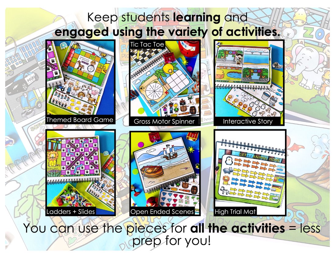 Year Round Interactive Scenes and Games for speech therapy preview page 3