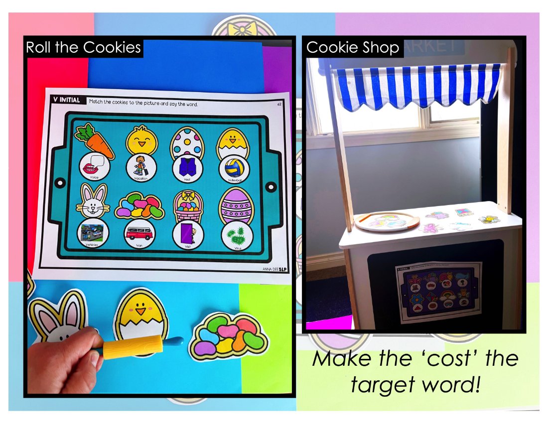 Easter say and play activity for speech therapy preview page 4