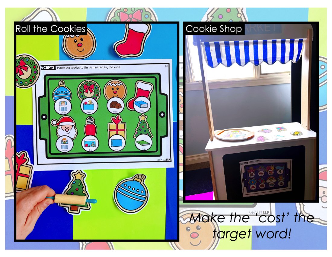 Christmas say and play activity for speech therapy preview page 4