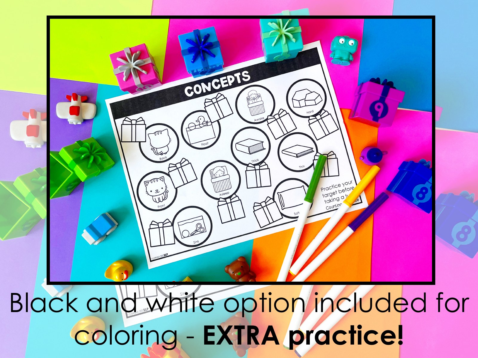 Counting Surprise Drill Toy Companion for speech therapy preview page 5