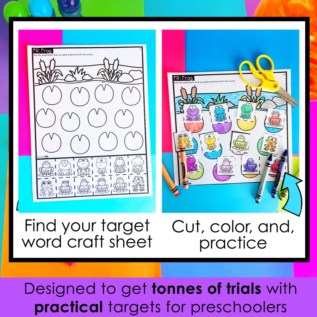 Blends Craft Sheets for speech therapy – image 2