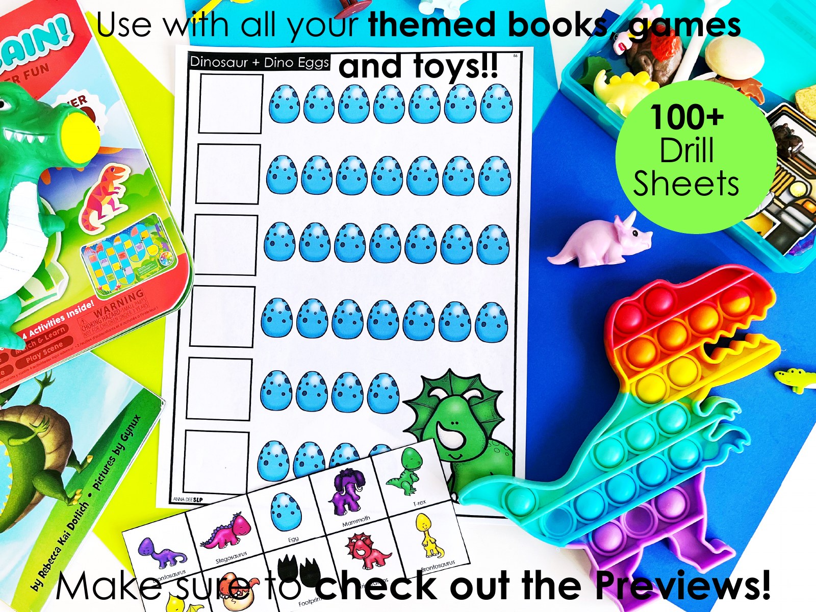 High Trial Worksheets for speech therapy preview page 7