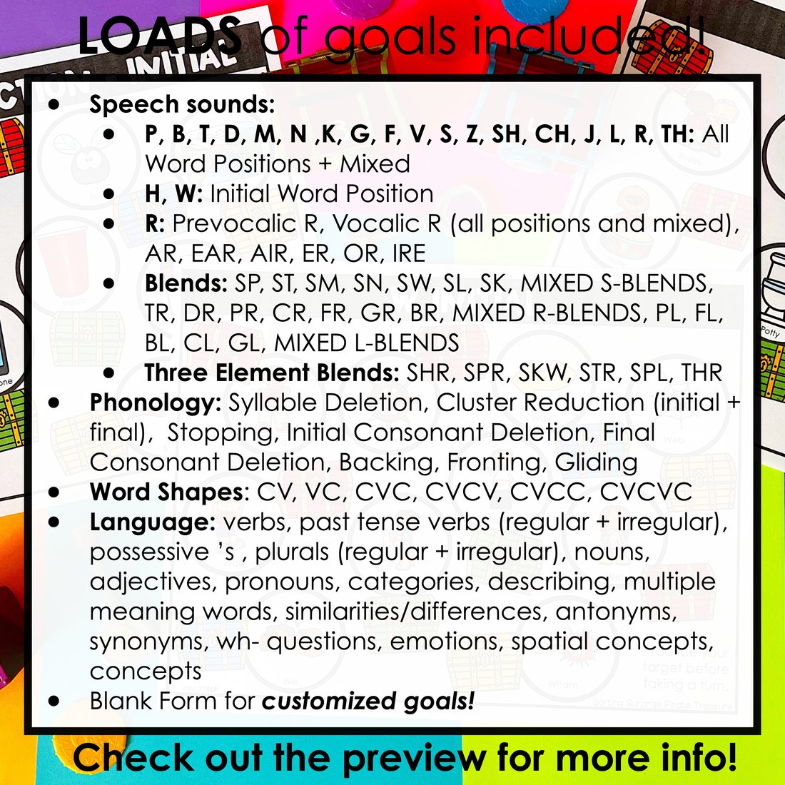 Sorting Surprise Pirate Treasure Toy Companion for speech therapy – image 4