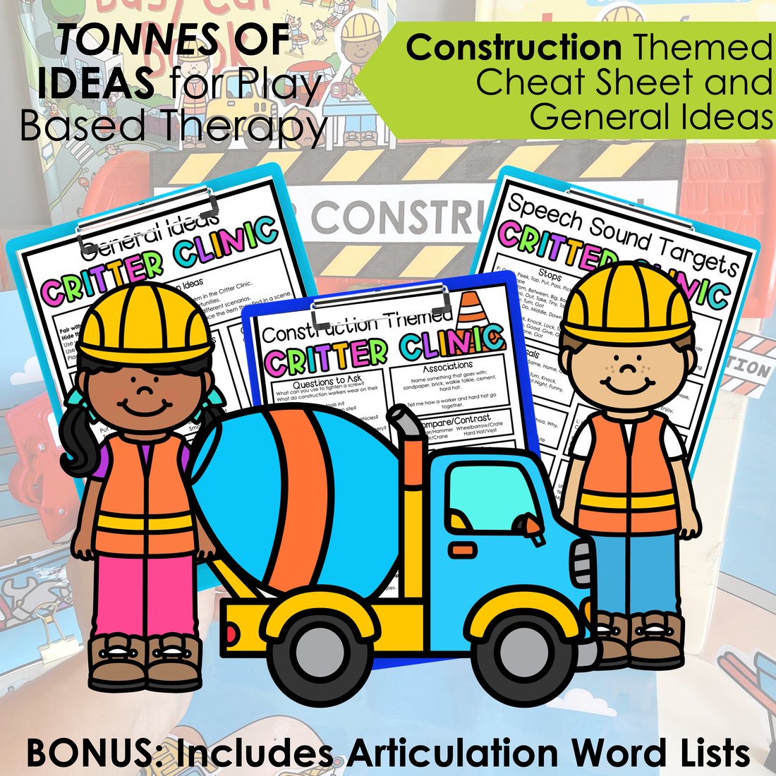 Construction Critter Clinic speech therapy toy companion – image 4