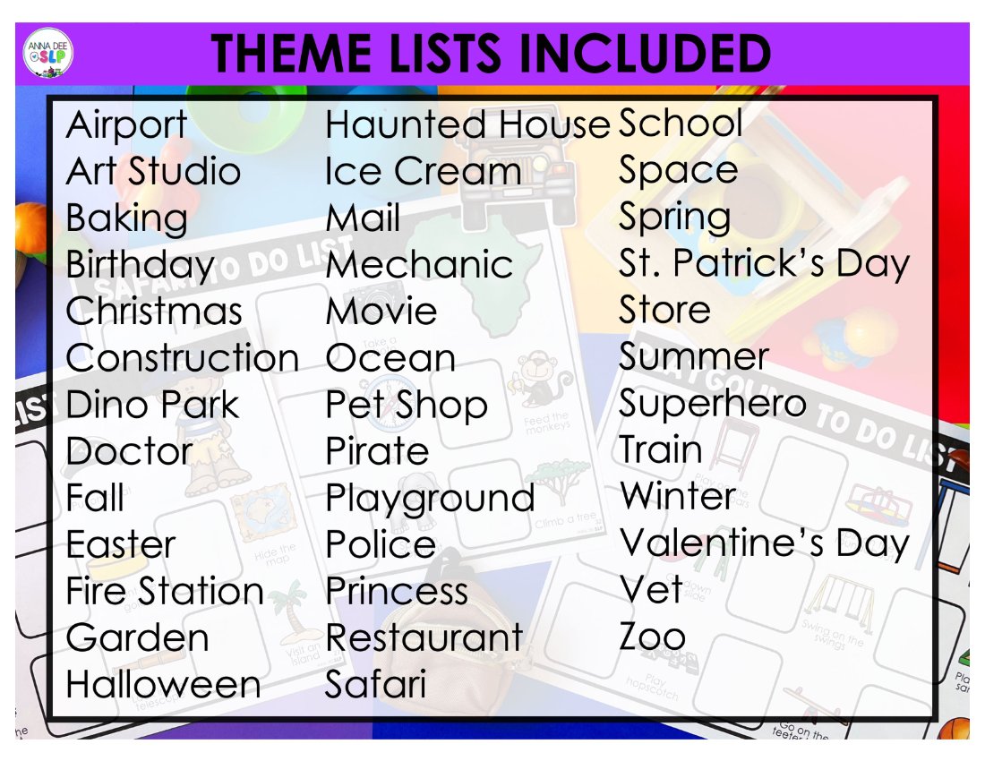 Pretend Play Visual Supports for speech therapy preview page 7