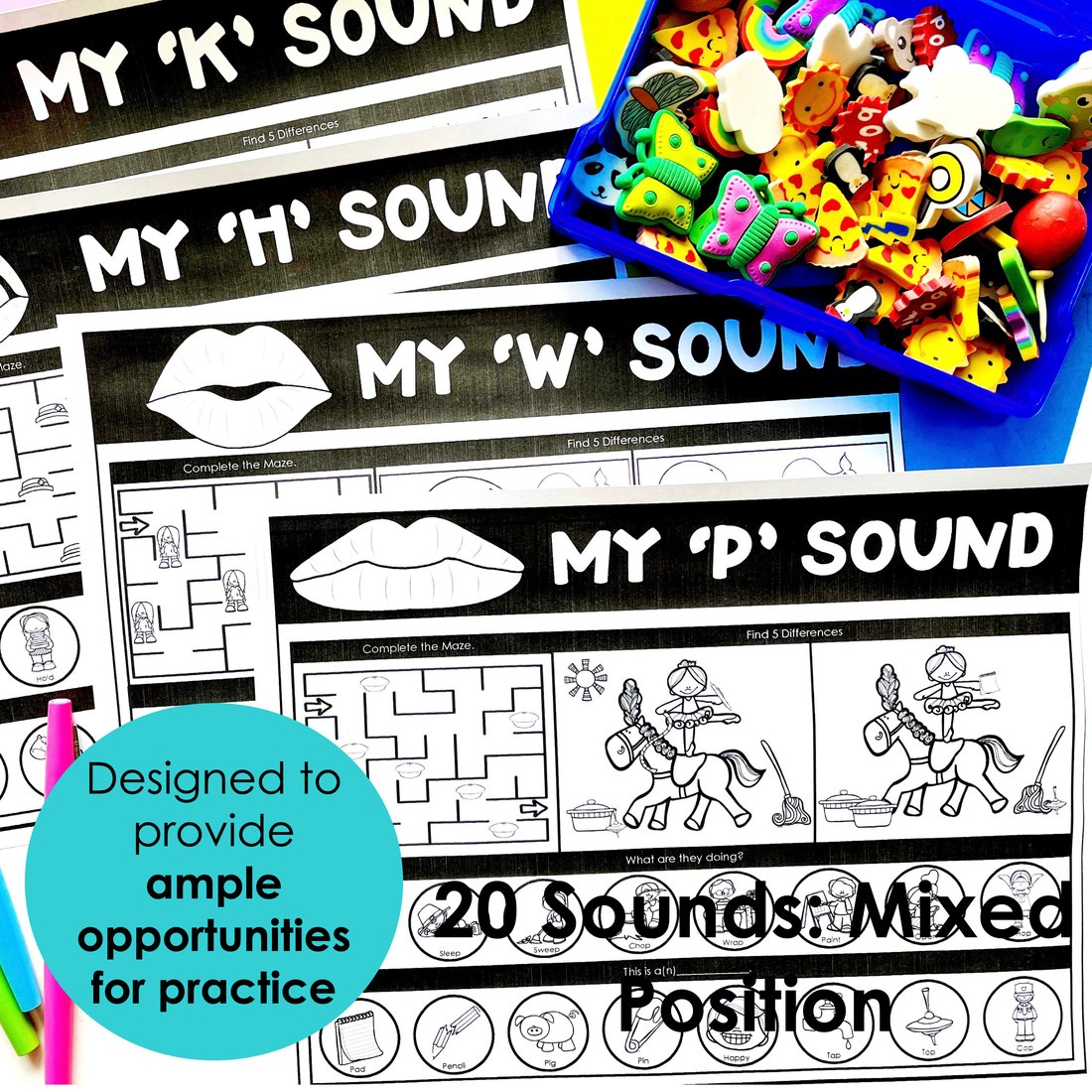 Articulation Worksheets for speech therapy – image 4