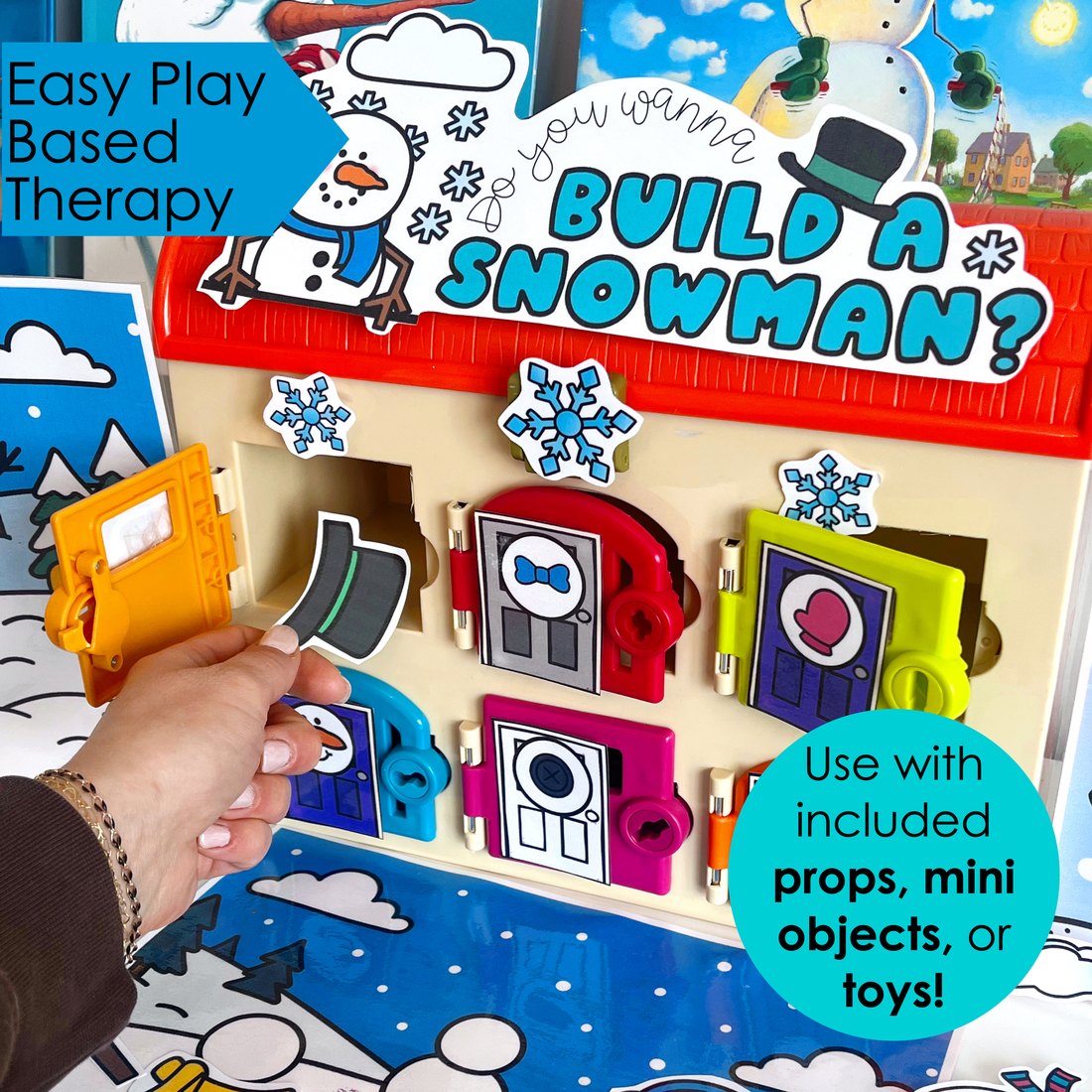 Snowman Critter Clinic speech therapy toy companion – image 2