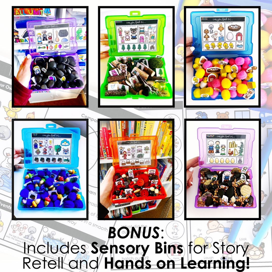 Fairy tale book companions bundle for speech therapy – image 4