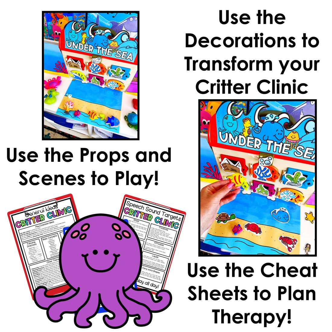 Ocean Critter Clinic speech therapy toy companion – image 2