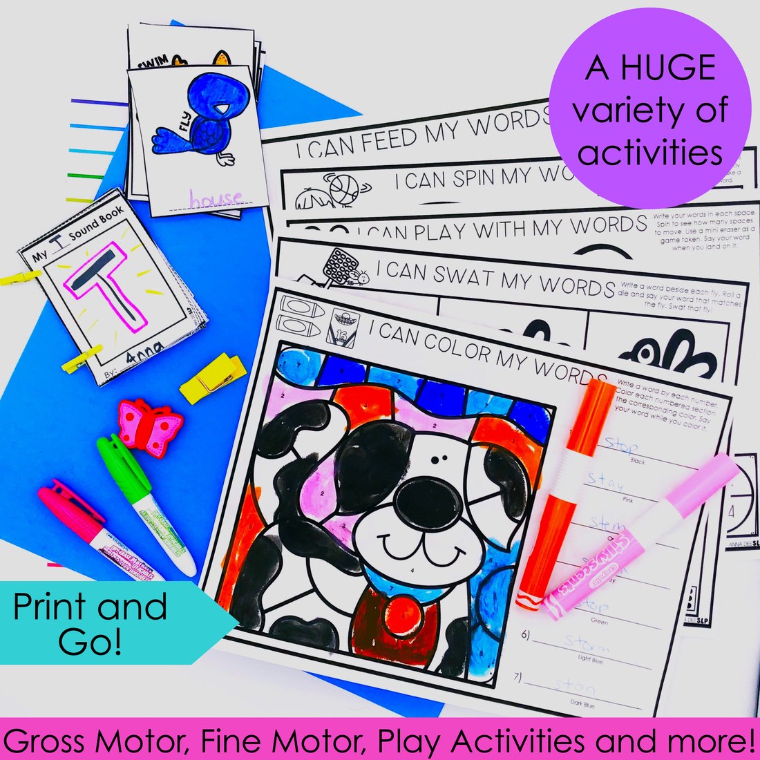 Articulation, Phonology and Apraxia Activity Binder for speech therapy – image 2