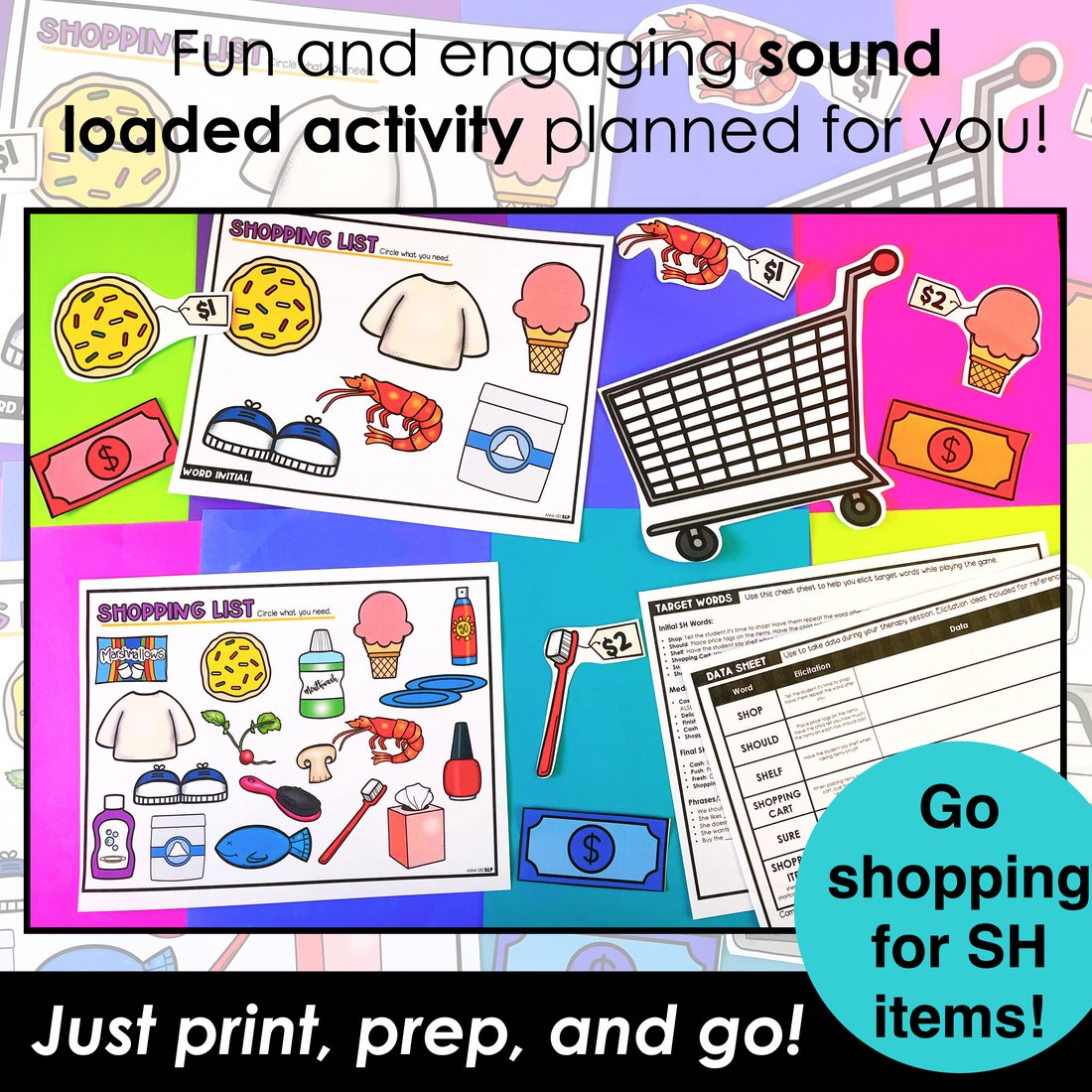 SH Articulation Activity for speech therapy – image 2