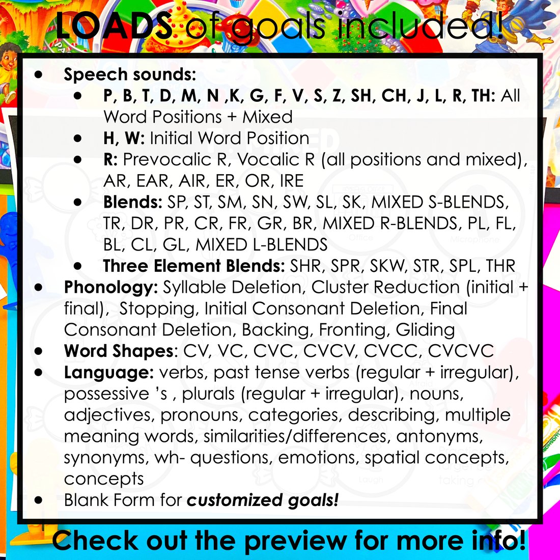 Candyland game companion for speech therapy – image 4