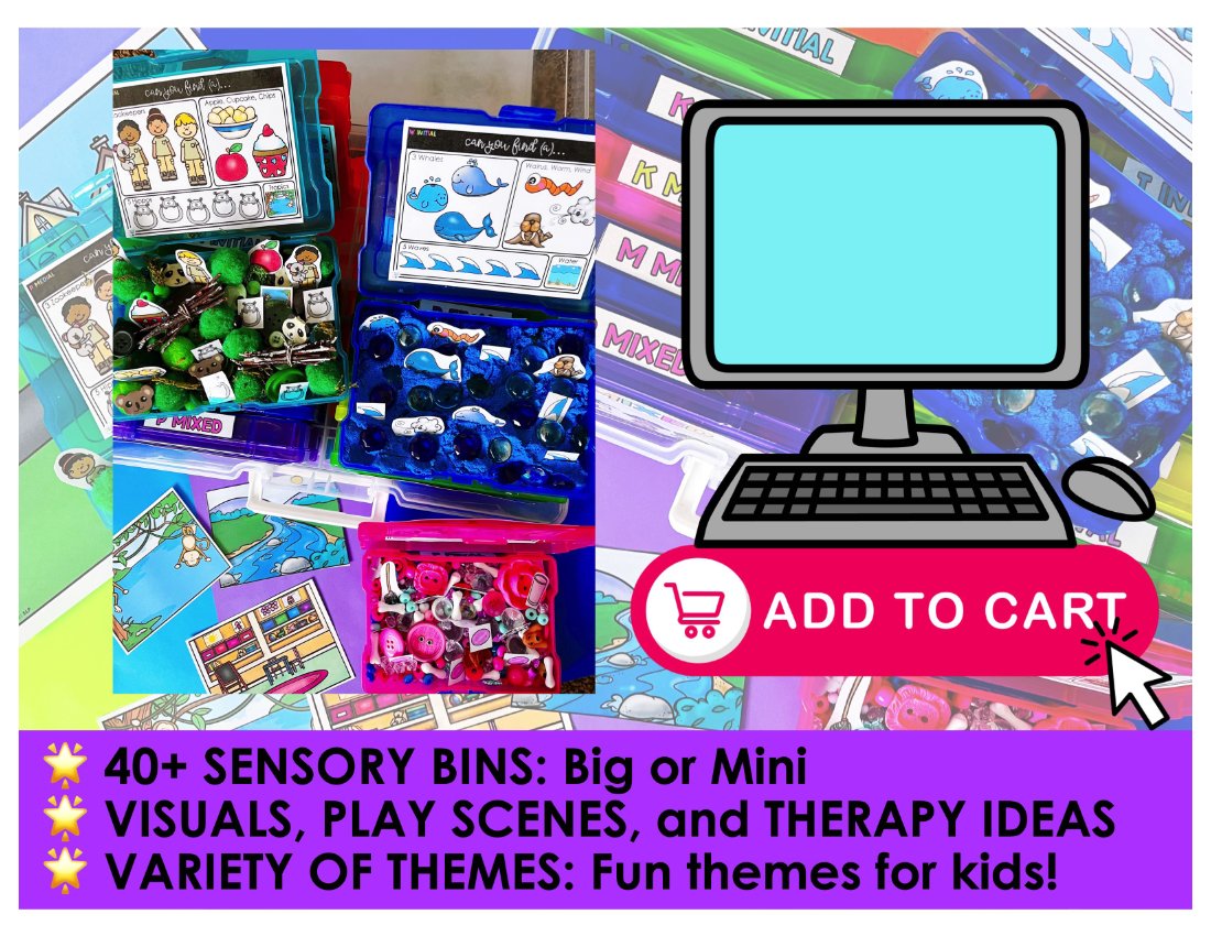 Early Sounds Articulation Sensory Bins for speech therapy preview page 13