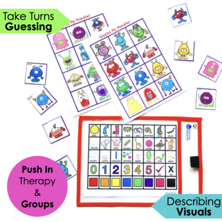 Monster Describing Game for speech therapy – image 2