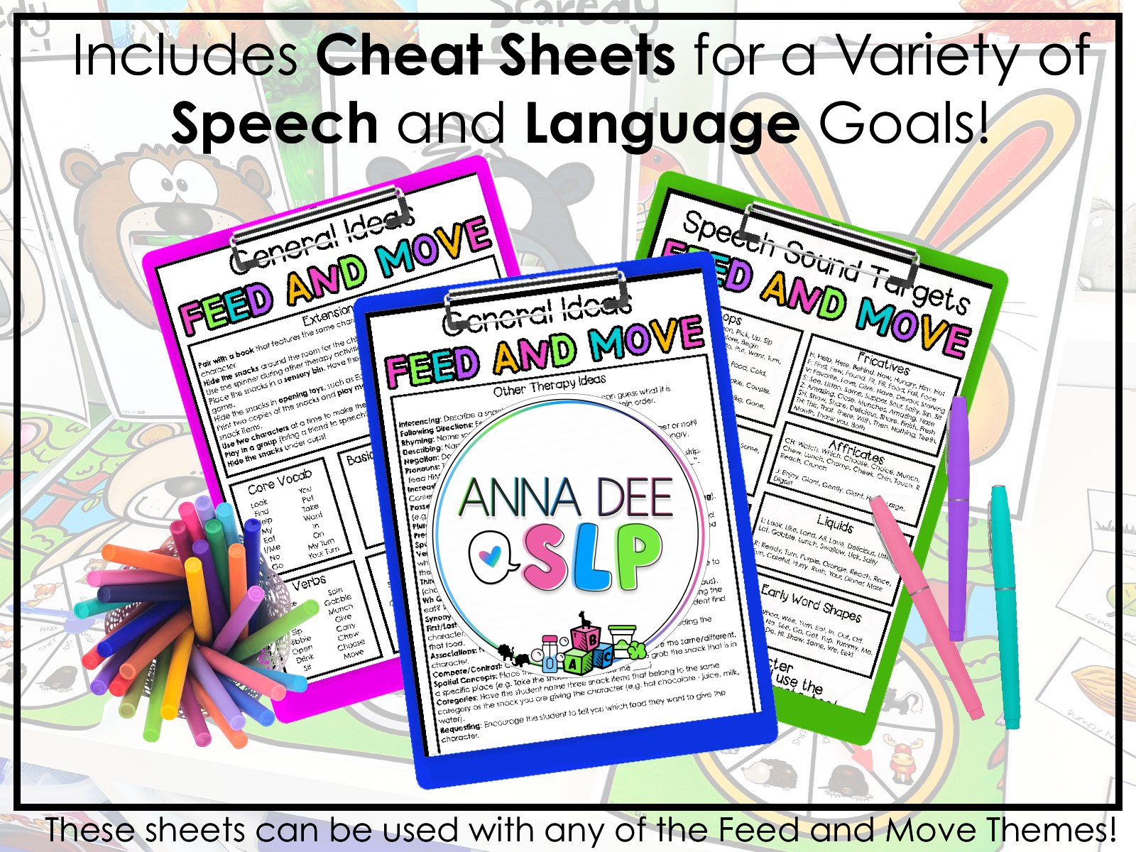 Forest Interactive Feeding Game for speech therapy preview page 6