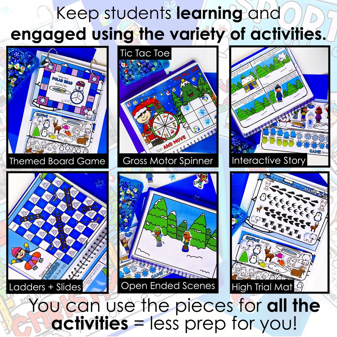 Winter and Christmas Interactive Scenes and Games for speech therapy – image 3