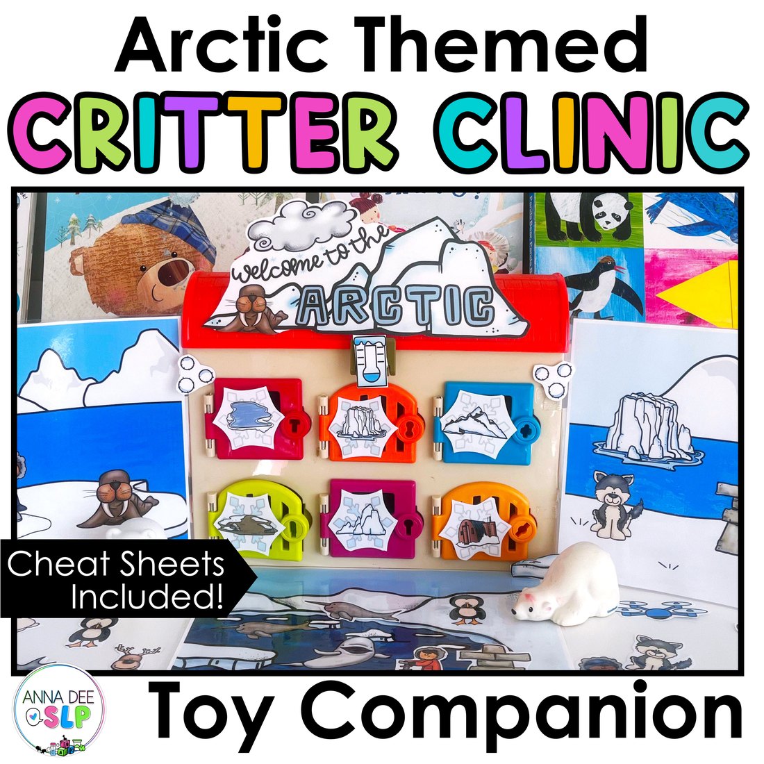 Arctic Animals Critter Clinic speech therapy toy companion