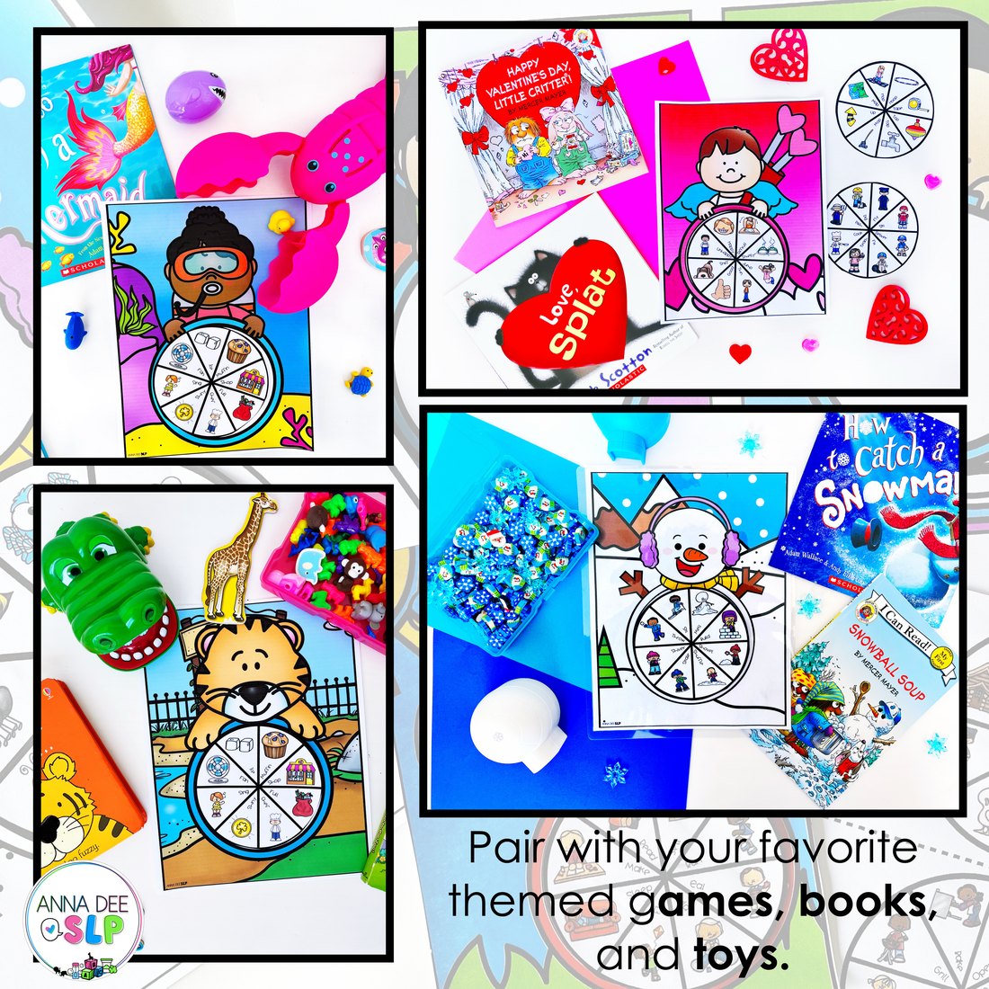 Spinner Crafts for speech therapy – image 3