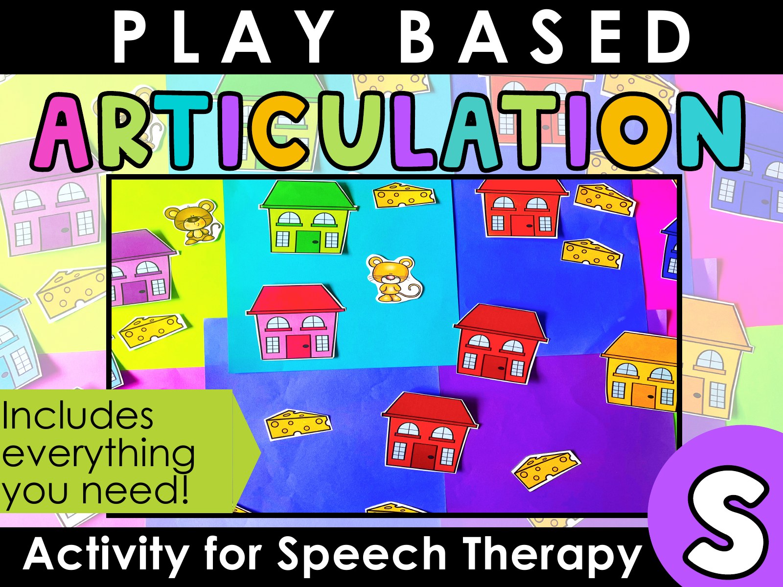 S Articulation Game for speech therapy preview page 1
