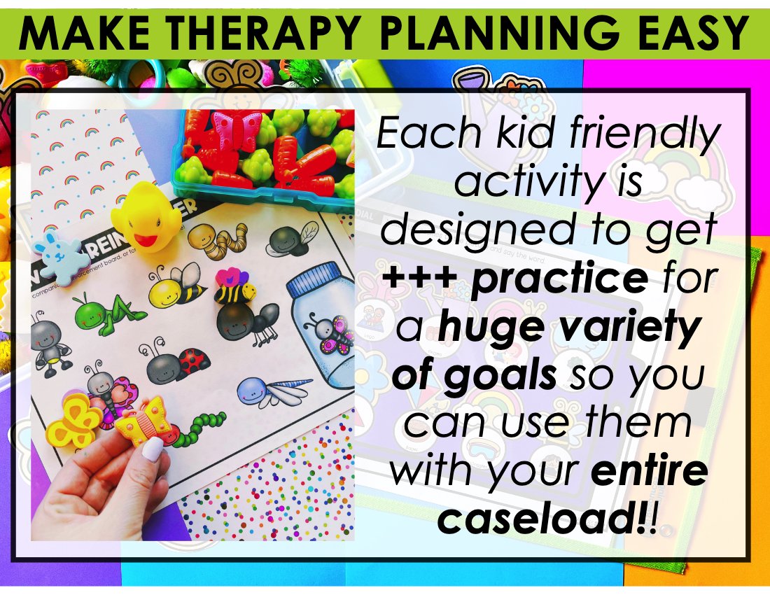 Spring Activities Bundle for speech therapy preview page 2